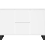 VidaXL Dressoir 101,5x35x70 cm bewerkt hout wit