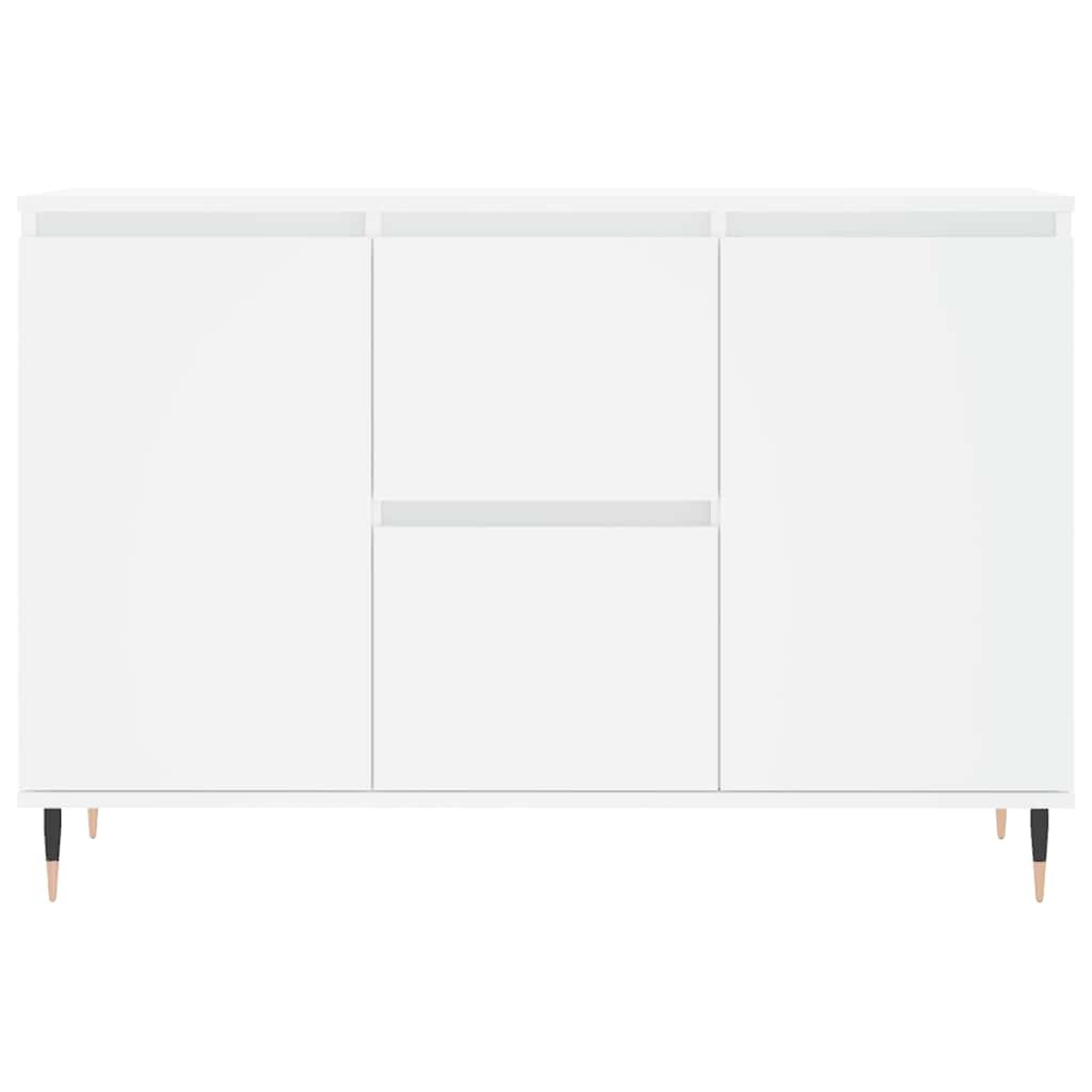 VidaXL Dressoir 101,5x35x70 cm bewerkt hout wit