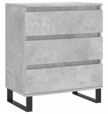 VidaXL Dressoir 60x35x70 cm bewerkt hout betongrijs