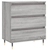 VidaXL Dressoir 60x35x70 cm bewerkt hout grijs sonoma eikenkleurig