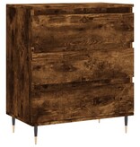 VidaXL Dressoir 60x35x70 cm bewerkt hout gerookt eikenkleurig