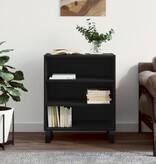 VidaXL Dressoir 57x35x70 cm bewerkt hout zwart