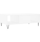 VidaXL Salontafel 104x60x35 cm bewerkt hout wit