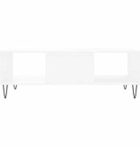 VidaXL Salontafel 104x60x35 cm bewerkt hout wit