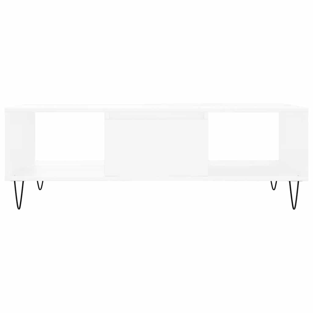 VidaXL Salontafel 104x60x35 cm bewerkt hout wit