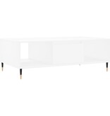 VidaXL Salontafel 104x60x35 cm bewerkt hout wit