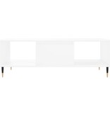 VidaXL Salontafel 104x60x35 cm bewerkt hout wit