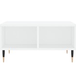 VidaXL Salontafel 60x60x30 cm bewerkt hout wit