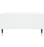 VidaXL Salontafel 60x60x30 cm bewerkt hout wit