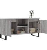 VidaXL Tv-meubel 104x35x50 cm bewerkt hout grijs sonoma eikenkleurig