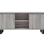 VidaXL Tv-meubel 104x35x50 cm bewerkt hout grijs sonoma eikenkleurig