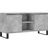 VidaXL Tv-meubel 104x35x50 cm bewerkt hout betongrijs