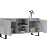 VidaXL Tv-meubel 104x35x50 cm bewerkt hout betongrijs
