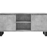 VidaXL Tv-meubel 104x35x50 cm bewerkt hout betongrijs