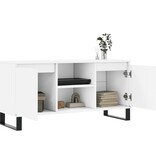 VidaXL Tv-meubel 104x35x50 cm bewerkt hout wit