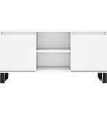 VidaXL Tv-meubel 104x35x50 cm bewerkt hout wit