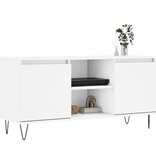 VidaXL Tv-meubel 104x35x50 cm bewerkt hout wit