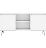 VidaXL Tv-meubel 104x35x50 cm bewerkt hout wit