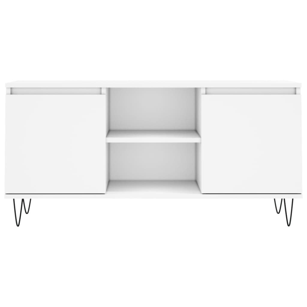 VidaXL Tv-meubel 104x35x50 cm bewerkt hout wit