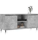 VidaXL Tv-meubel 104x35x50 cm bewerkt hout betongrijs