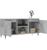VidaXL Tv-meubel 104x35x50 cm bewerkt hout betongrijs