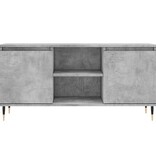 VidaXL Tv-meubel 104x35x50 cm bewerkt hout betongrijs