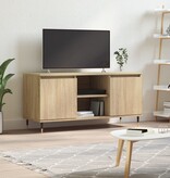 VidaXL Tv-meubel 104x35x50 cm bewerkt hout sonoma eikenkleurig