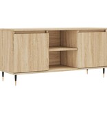VidaXL Tv-meubel 104x35x50 cm bewerkt hout sonoma eikenkleurig