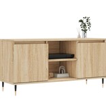 VidaXL Tv-meubel 104x35x50 cm bewerkt hout sonoma eikenkleurig