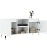 VidaXL Tv-meubel 104x35x50 cm bewerkt hout hoogglans wit