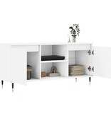 VidaXL Tv-meubel 104x35x50 cm bewerkt hout wit