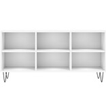 VidaXL Tv-meubel 103,5x30x50 cm bewerkt hout wit