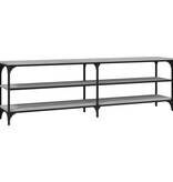 VidaXL Tv-meubel 160x30x50 cm bewerkt hout grijs sonoma eikenkleurig