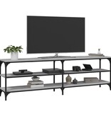 VidaXL Tv-meubel 160x30x50 cm bewerkt hout grijs sonoma eikenkleurig