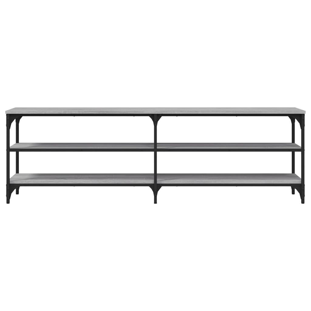VidaXL Tv-meubel 160x30x50 cm bewerkt hout grijs sonoma eikenkleurig