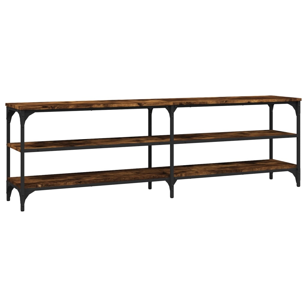 VidaXL Tv-meubel 160x30x50 cm bewerkt hout gerookt eikenkleurig