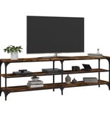 VidaXL Tv-meubel 160x30x50 cm bewerkt hout gerookt eikenkleurig