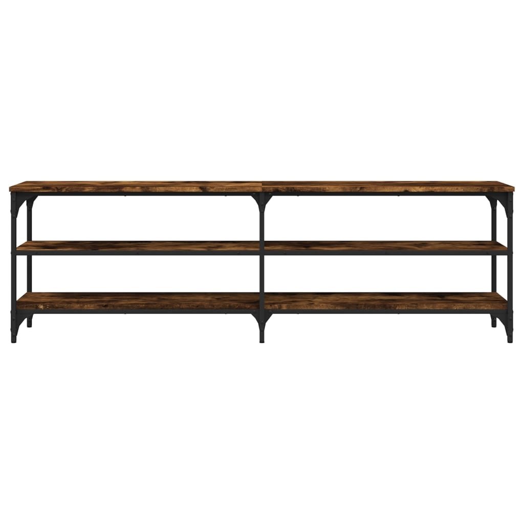 VidaXL Tv-meubel 160x30x50 cm bewerkt hout gerookt eikenkleurig