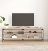 VidaXL Tv-meubel 160x30x50 cm bewerkt hout sonoma eikenkleurig