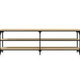 VidaXL Tv-meubel 160x30x50 cm bewerkt hout sonoma eikenkleurig