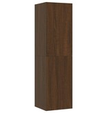 VidaXL Tv-wandmeubel 30,5x30x110 cm bruin eikenkleur