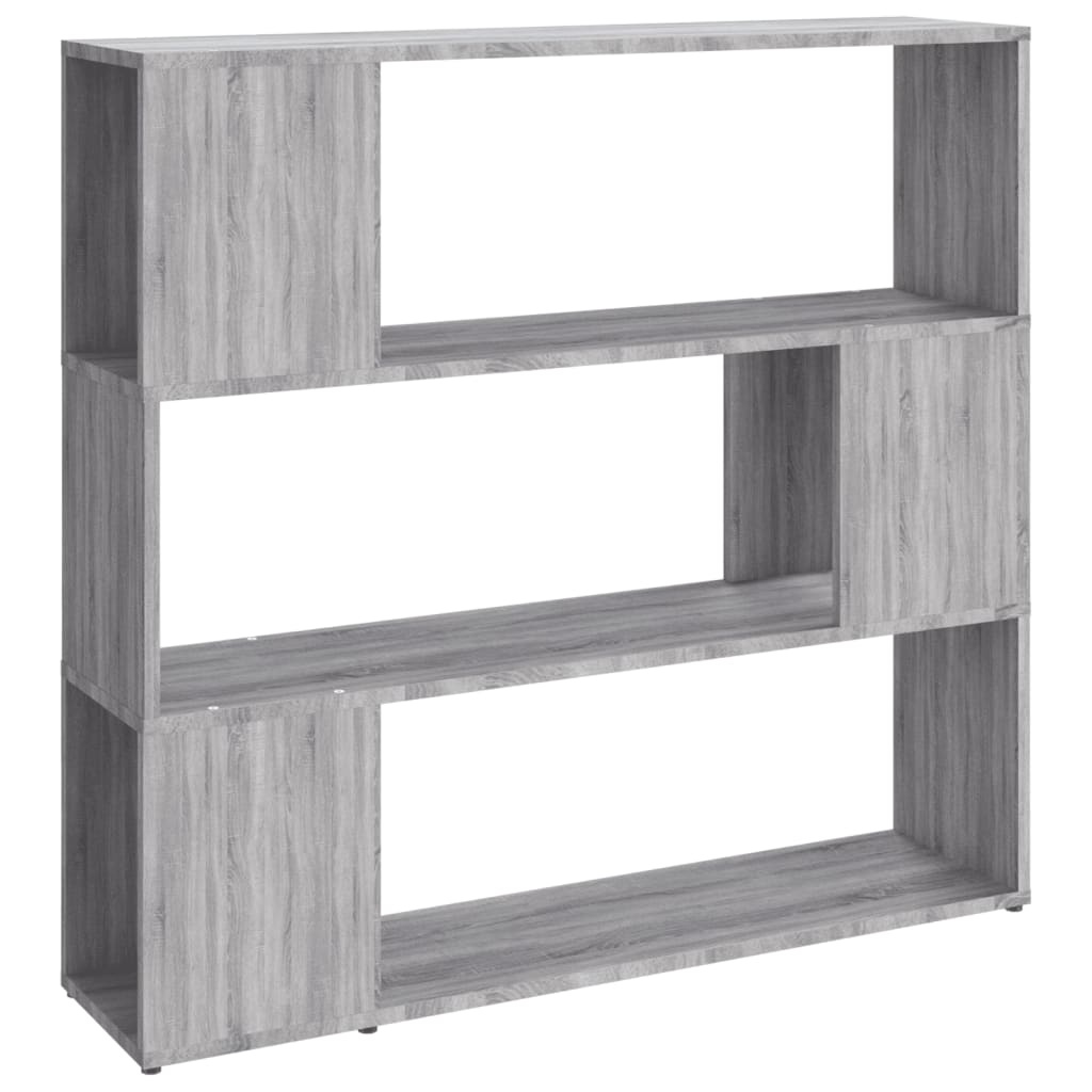 VidaXL Boekenkast/kamerscherm 100x24x94 cm grijs sonoma eikenkleurig