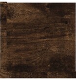 VidaXL CD-wandschap 100x18x18 cm bewerkt hout gerookt eikenkleurig
