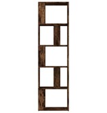 VidaXL Boekenkast 45x24x160 cm bewerkt hout gerookt eikenkleurig