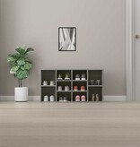 VidaXL Schoenenbank 103x30x55 cm bewerkt hout grijs sonoma eiken
