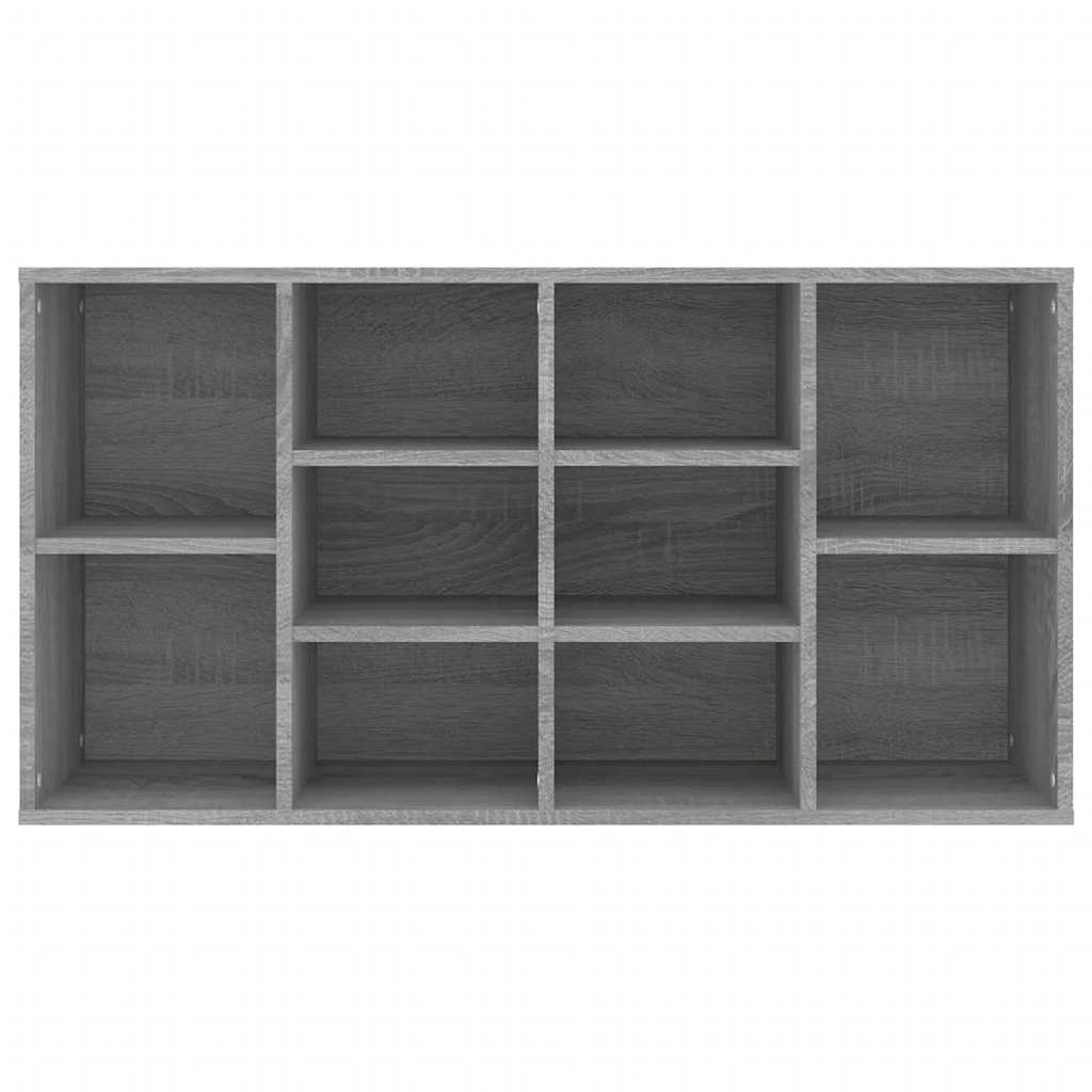 VidaXL Schoenenbank 103x30x55 cm bewerkt hout grijs sonoma eiken