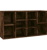 VidaXL Schoenenbank 103x30x55 cm bewerkt hout gerookt eikenkleurig