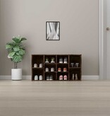 VidaXL Schoenenbank 103x30x55 cm bewerkt hout gerookt eikenkleurig
