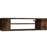VidaXL Tv-hangmeubel 100x30x26,5 cm bewerkt hout gerookt eikenkleurig