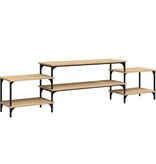VidaXL Tv-meubel 197x35x52 cm bewerkt hout sonoma eikenkleurig